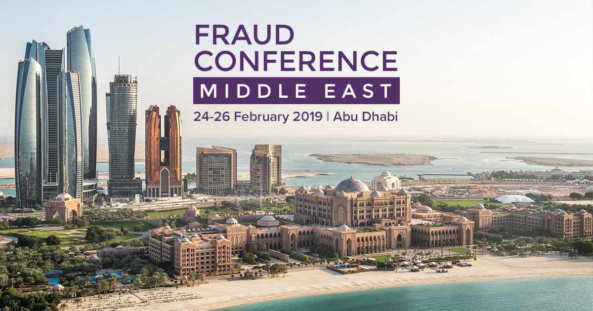 2019 ACFE FRAUD CONFERENCE MIDDLE EAST