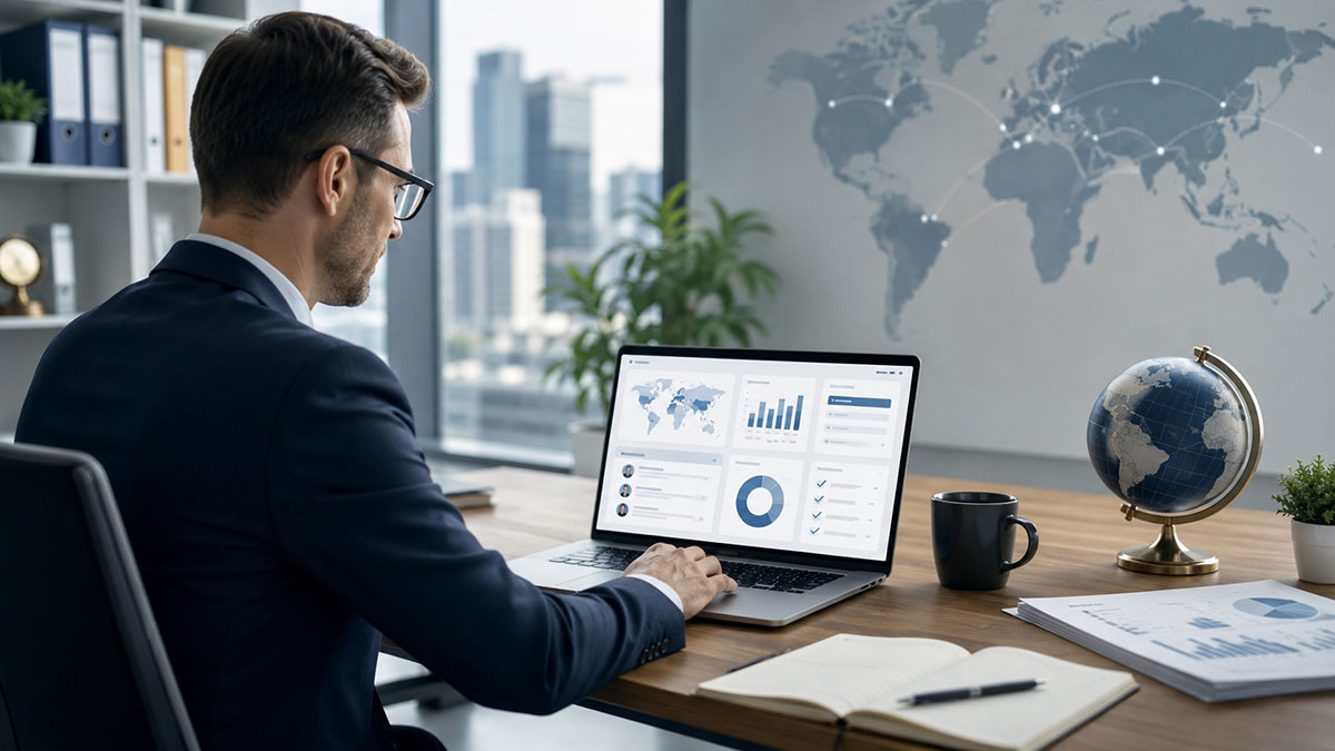 Professional reviewing the updated Global Screenings online resource centre